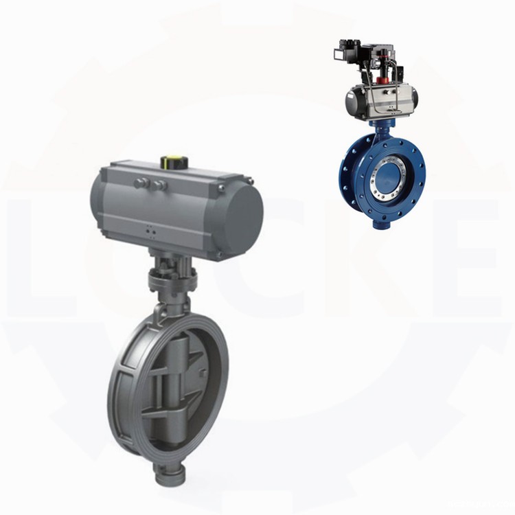 进口气动硬密封蝶阀(图1) 进口气动硬密封蝶阀(图1)