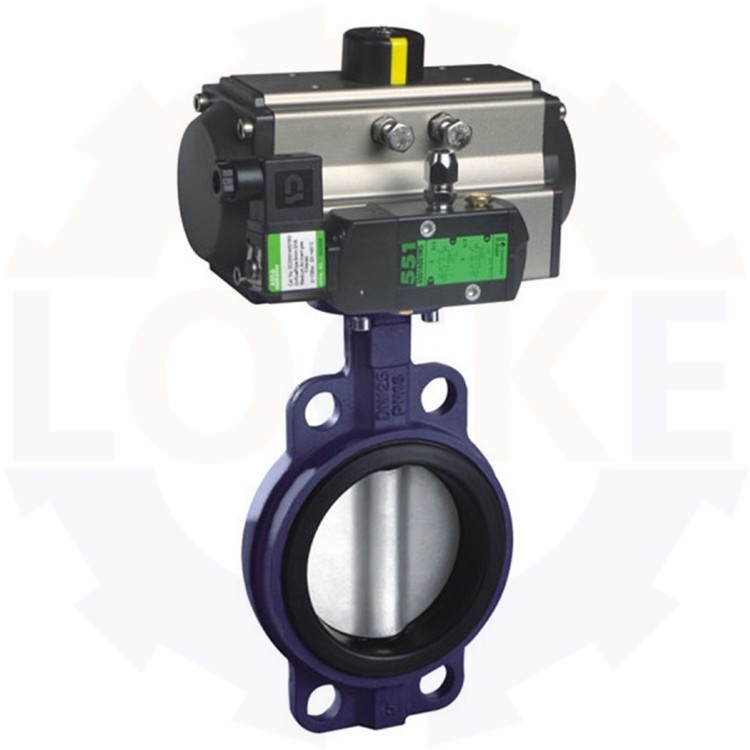 进口气动软密封蝶阀(图1) 进口气动软密封蝶阀(图1)