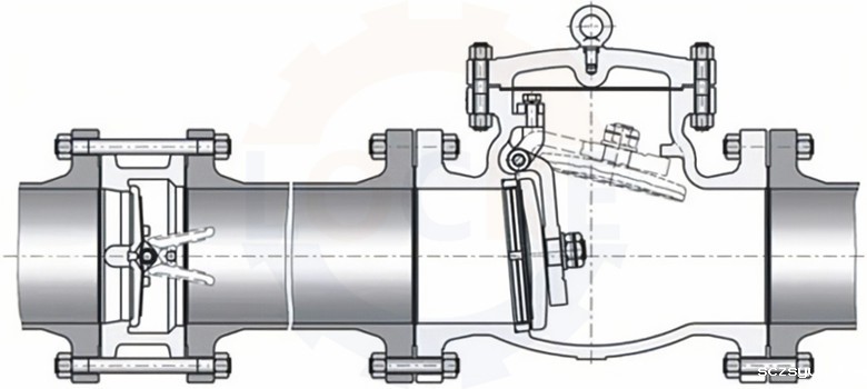 进口对夹止回阀装配留意事项(图1)