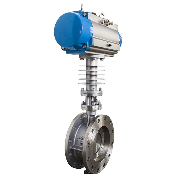 进口气动高温蝶阀(图1) 进口气动高温蝶阀(图1)