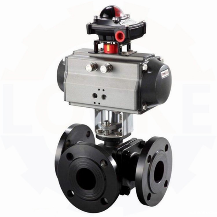 进口气动三通球阀(图1) 进口气动三通球阀(图1)